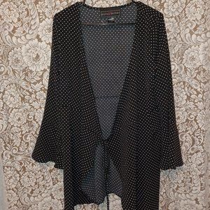 Kimono Dotted Tie Top, L